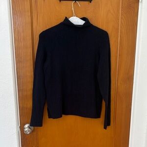 Navy Turtleneck Sweater
